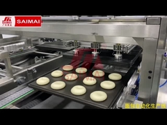 Garis produksi roti cetakan, roti hamburger, bulat, roti roti