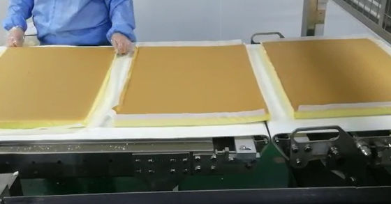 Flip Over Depanner Nagasaki Cake Automatic Cake Production Line