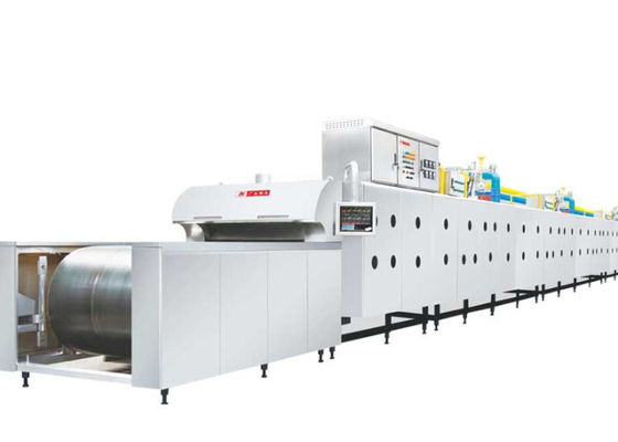 50*50 Baja Sudut 380V 50Hz Biskuit Croissant Baking Oven Terowongan Listrik