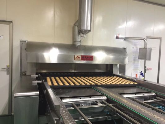 Kontrol Suhu Independen 380V Egg Yolk Cake Bakery Machinery And Equipment